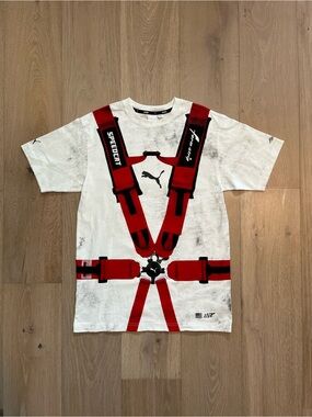 Brand New No tags Red Puma x “A$AP ROCKY” Seat belt t-shirt